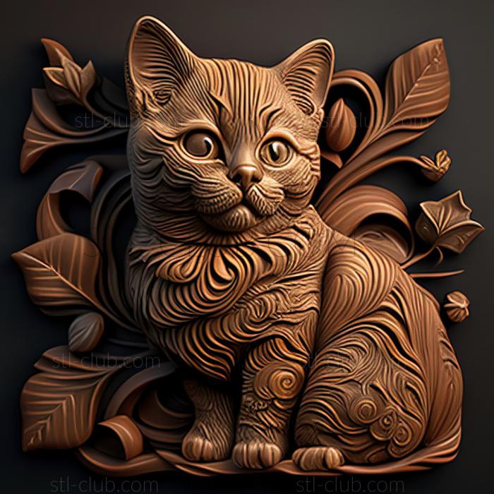 3D model st kitty (STL)